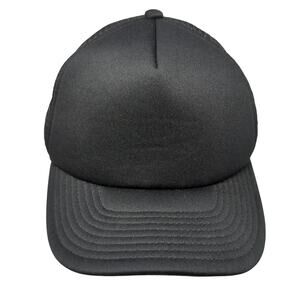 Miir Snapback Trucker Hat Black One Size Adjustable Mesh Back Outdoor Poly